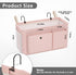 Bedside Caddy Bedside Organizer with Fixed Straps & Water Bottle Holder, Bunk Bed Caddy ideal for Home, Dorm, Hospital
