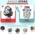 SELIONLIKN 18.9" 16.5" Cartoon Plane Laundry Hamper Foldable With Handles Colorful Tote Bag Universal Oxford Cloth