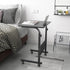 SogesHome 23.6'' Portable Computer Desk, Adjustable Standing Desk with Tablet Slot, Black