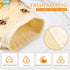 Ronxzas 2 Pack Beeswax Bread Bags for Homemade Sourdough, Reusable Natural Cotton Large Bees Wax Bag Food Storage Bags