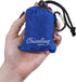 ChicoBag Original Compact Reusable Grocery Bag with Attached Pouch and Carabiner Clip - 4 Pack Blue