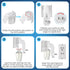 Wall Fragrance Plug-in with Night Light, Compatible with Bath & Body Works WallFlower, Essential Oil Diffuser (1 Pack)