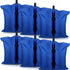 Woanger Extra Large Canopy Weights, 112 Lbs Heavy Duty Sand Bags for Pop Up Tent, 6 Pcs (Blue)