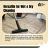 1.25 Squeegee Floor Tool for Wet/Dry Vacuums - Water Removal Attachment with 1 3/8 & 1.5 Adapters for Shop Vac,