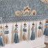 15.735.4 Inch European-Style Bedside Tablecloth Jacquard Table Cover Fabrics Table Cloth Dust Cover Embroidery Tassel