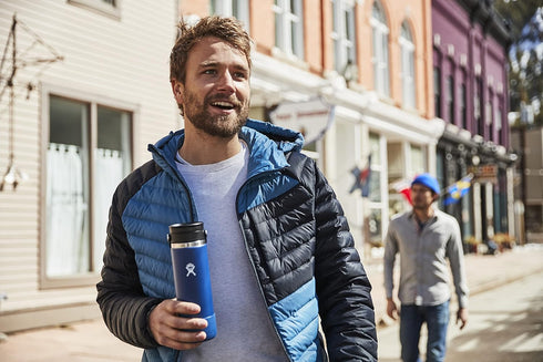 16 Oz Wide Flex Sip Lid - Indigo
