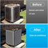Qualward Full Mesh Central Air Conditioner Cover with Detachable Waterproof Top, 32×32×36 Inch