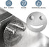 Yoshiky 2 Pack Stainless Steel Smiley Face Dish Sponge Holder, Silver Sink Caddy Organizer Storage with Suction Cup
