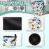 SELIONLIKN 18.9" 16.5" Cartoon Plane Laundry Hamper Foldable With Handles Colorful Tote Bag Universal Oxford Cloth