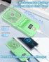 Mini Fan Handheld Foldable Fan, USB Personal Fans Portable Rechargeable Battery Fan 3 Speeds, Cute Face Cooling Fan for