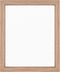 MCS Floating Frame with Canvas, Art Frames for Canvas Paintings with Adhesive Fasteners, Walnut Woodgrain, 8 x 10 Inch