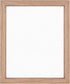 MCS Floating Frame with Canvas, Art Frames for Canvas Paintings with Adhesive Fasteners, Walnut Woodgrain, 8 x 10 Inch