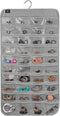 Hanging Jewelry Organizer, 80 Pocket Accessories Organizer for Holding Jewelries