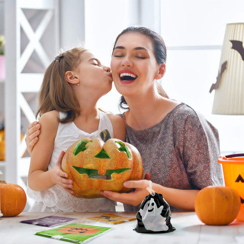 72 Pack Halloween Bags, Goodie, Candy, Treat, Goody, Party Favors & Trick or Treat Bags for Parties