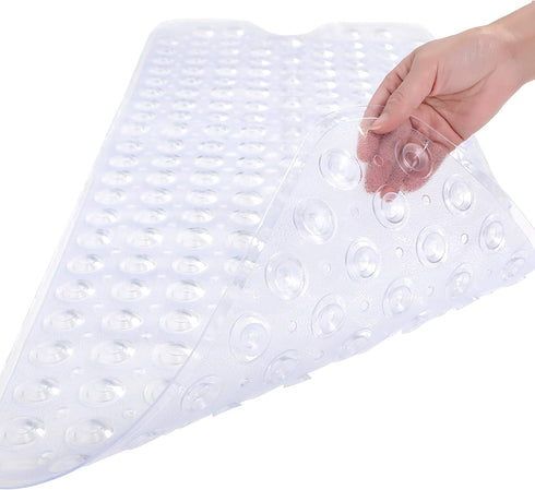 39 16 Inch Tree Bud Bathtub Mats for Shower Tub Non-Slip Bath Mat x Extra Long Shower Mat, Bath Tub Mat for Bathroom