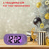 Plumeet Kids Alarm Clock, Large Digital LCD Travel Alarm Clocks with Snooze and Night Light, Best Gift for Kids, Purple