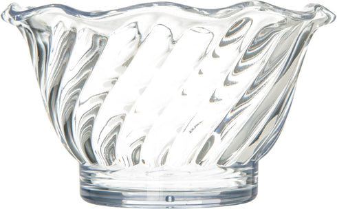 Carlisle FoodService Products Plastic Dessert Dish, Clear, 5 Ounces, Pack of 24