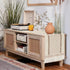Summer 48 Inches yuboo Boho Table Runner, Rustic Farmhouse Table Runners Short Dresser Runners for Bedroom, Small