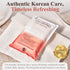 atelier POND 2-Pack Korean Exfoliating Washcloth, Soft Cotton-Blend Exfoliating Shower Towel for Sensitive Skin