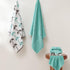 6-Piece 100% Set 2 2 2 Modern Threads Natural Vine Cotton Towel Yarn Dyed Jacquard Includes Bath Towels, Hand Towels