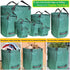 2-Pack 137 (D34,H34 inch) 4 Professional Gallon Lawn Garden Bags Large Yard Waste Bags with Gardening Gloves, Big Leaf