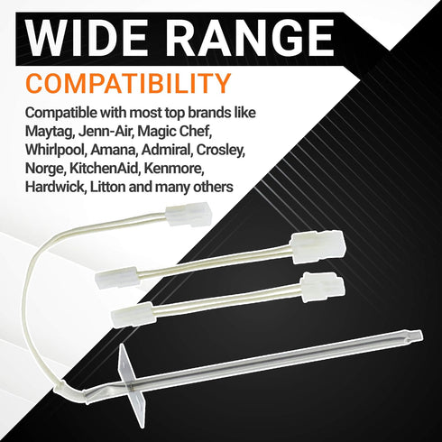 BlueStars 12001656 Oven Temperature Sensor Part - Compatible with Whirlpool Kenmore Ovens
