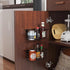 MaraFansie 2 Pack Hanging Kitchen Baskets, Wire Storage Basket Over the Cabinet Door Organizer with Adhesive Strips