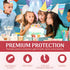 54in 300 Grandipity Plastic Tablecloth Roll - x Ft. Aqua Plastic Table Cloths for Parties Disposable with Cutter Box