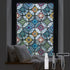 DKTIE Static Cling Decorative Window Film with Installation Tools, Non-Adhesive Privacy Film for Bathroom Shower Door,
