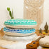 Bohemian Round Floor Cushion Cover for Yoga and Meditation - Handcrafted Organic Cotton Pouf
