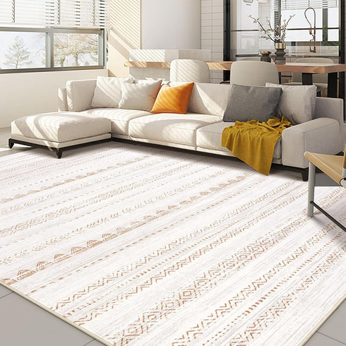 Nakagishi Area Rug Living Room Rugs: 5x7 Large Soft Machine Washable Boho