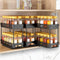 DABIGE Pull Out Spice Rack Organizer for Cabinet, 3 Packs Slide Out Spice
