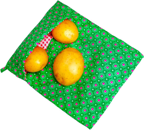 2 Pack KR. LIF Microwave Potato Bag Potato Express Microwave Bag for Baked Potatoes Quick and Easy Microwave Cooker