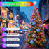 200FT 600LED 8 Christmas Lights Plug in,Outdoor Indoor Fairy Lights with Timer and Modes,Christmas Tree Lights