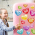 18Pcs Valentine's Day Reflective Car Magnets, Cute Conversation Heart Fridge Stickers for Mailbox, Cabinets