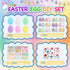 EIHFHIE 12 Pcs Resurrection Eggs with Matching Religious Easter Story Cards,Christian Empty Eggs for Easter Decorations