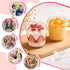 50 Pack 6 oz Plastic Dessert Cups with Lids and Spoons, Clear Round Pudding Parfait Shooter Jello Fruit Cups for Party