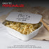 Stock Your Home 1 Lb Aluminum Disposable Cookware with Lids (25 Pack) - Foil Pans & Cardboard Lids for Takeout