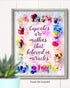 Wall Decor Art Print - Cupcakes Are Muffins That Believed In Miracles - 8x10 Unframed Baking-Themed Gift for Bakers