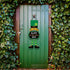 Festive Multicolor St. Patrick's Day Leprechaun Triple Sign - 19"x 8.5" - MDF Wall Decor with Glitter and Ribbon Hanger