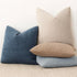 Set 2, 16x16 Inch Foindtower of Decorative Textured Boucle Throw Pillow Covers Accent Solid Pillow Cases Neutral Couch