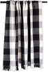 DII Buffalo Check Collection Rustic Farmhouse Throw Blanket, 50x60, Black/White
