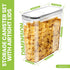 Set 4 Pack 4L(135.2 oz) Utopia Kitchen Cereal Containers Storage Airtight Food Storage Containers with Lids, BPA-Free