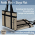 2 Boxiebag Reusable Grocery Bag (Single) Durable Reusable Shopping Bag Box. Insulate, Stand Up, Stay Open, Fold Flat