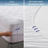 SLEEP ZONE Waterproof Mattress Protector Pad Queen Machine Washable, Breathable Mattress Topper with Deep Pockets