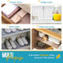 Refrigerator Liners for Shelves (8 Pack) by Linda’s Essentials, Non-Adhesive BPA-Free Mats for Kitchen & Cabinets