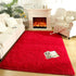 LOCHAS Ultra Soft Indoor Modern Area Rugs, Fluffy Living Room Carpets for Children Bedroom, 3x5 Feet, Red