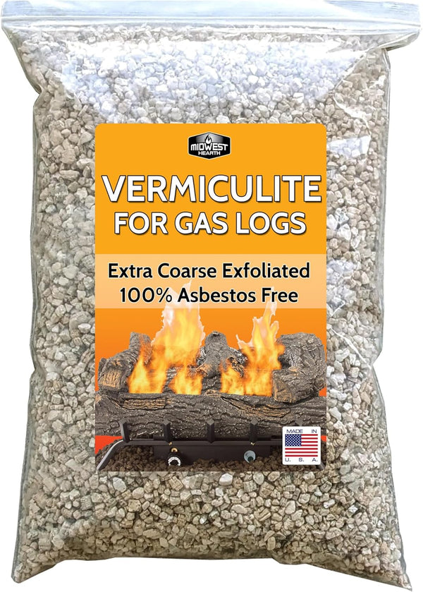 Vermiculite Granules for Gas Logs by Midwest Hearth - 12 oz Bag