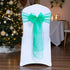 Pack 50 MDS of PCS Organza Chair Sashes Wider Dining Chair Bows Ribbon Tie Back for Wedding Party Birthday Bridal
