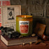 Manly Indulgence Vanilla & Warm Tobacco Scented Candles for Men, 15 oz Premium Soy Blend Wax, 60H Burn